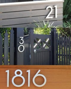 house numbers you can read easily